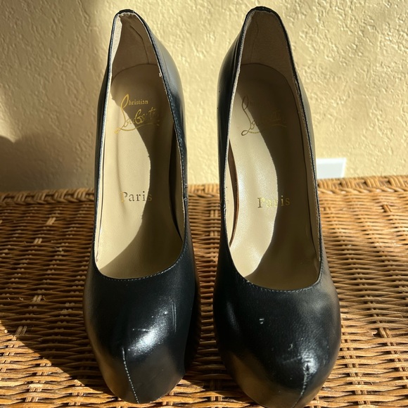 Christian Louboutin dolly double platform black pump❤️ - Picture 5 of 14